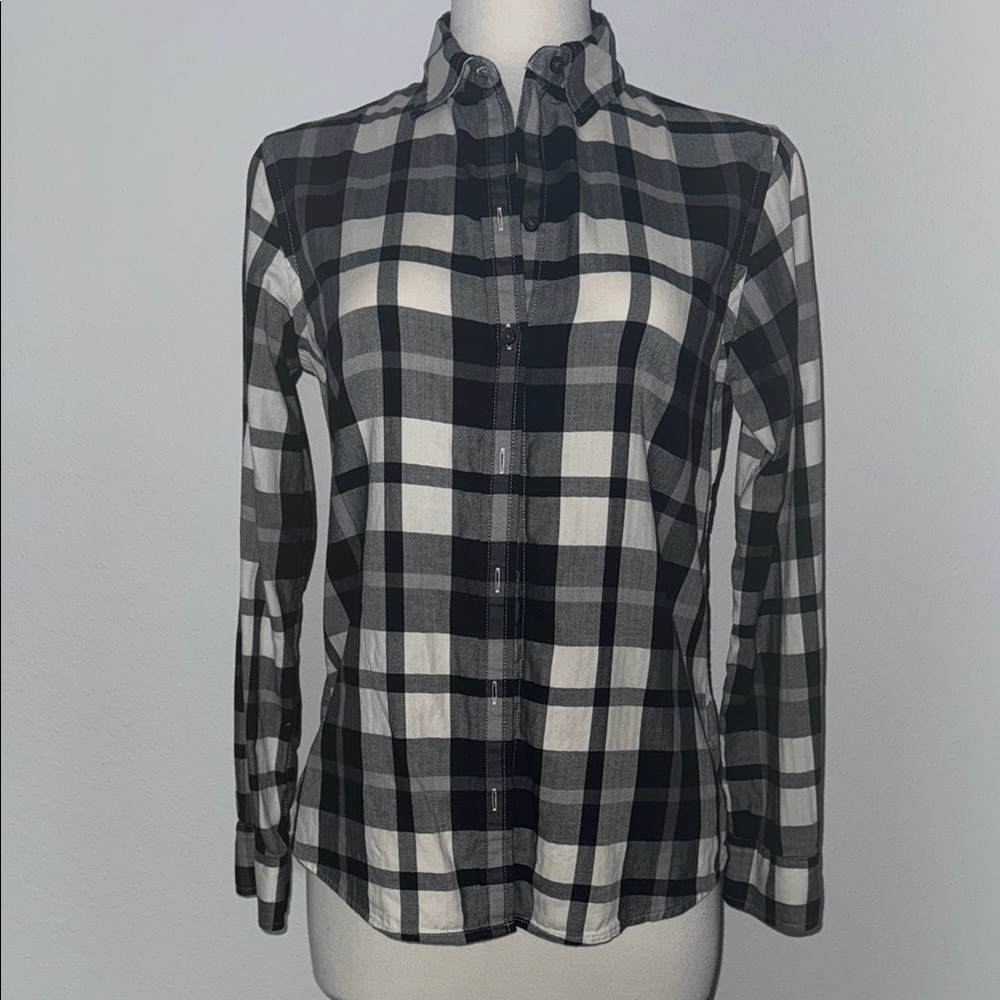 Plaid button up shirt
